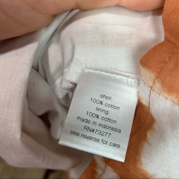 NWT Elizabeth & James Orange Tie Dye Dress XS P13 - Picture 8 of 8